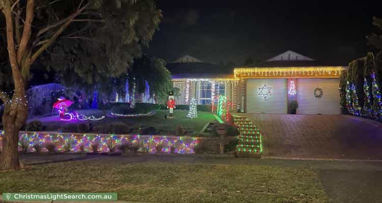Christmas Light display at  Grevillea Road, Langwarrin