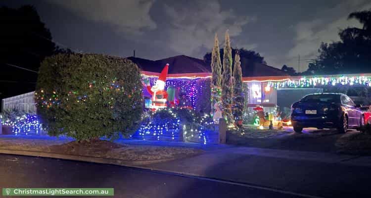 Christmas Light display at  Grevillea Road, Langwarrin
