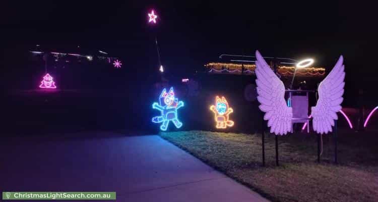 Christmas Light display at 119-121 Myrtle Road, Jimboomba