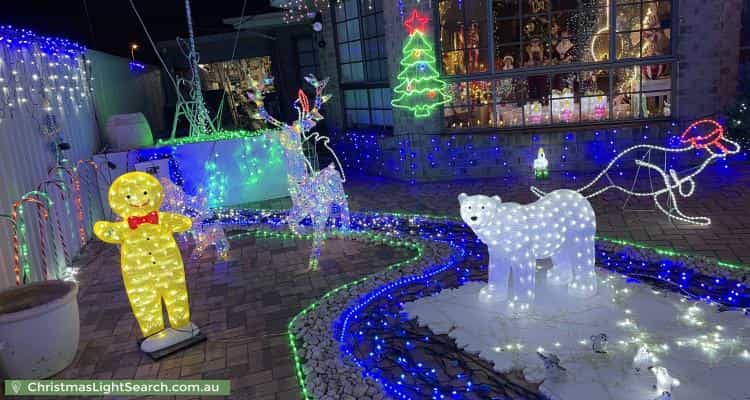 Christmas Light display at  Gordon Luxton Drive, North Haven