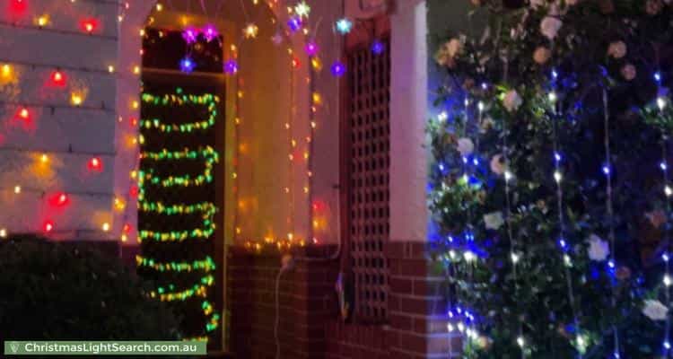 Christmas Light display at  Second Street, Ashbury