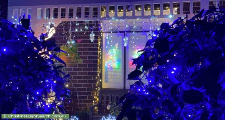 Christmas Light display at  Second Street, Ashbury