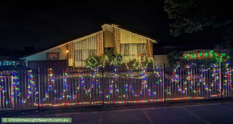 Christmas Light display at 97 Thomas Mitchell Drive, Endeavour Hills