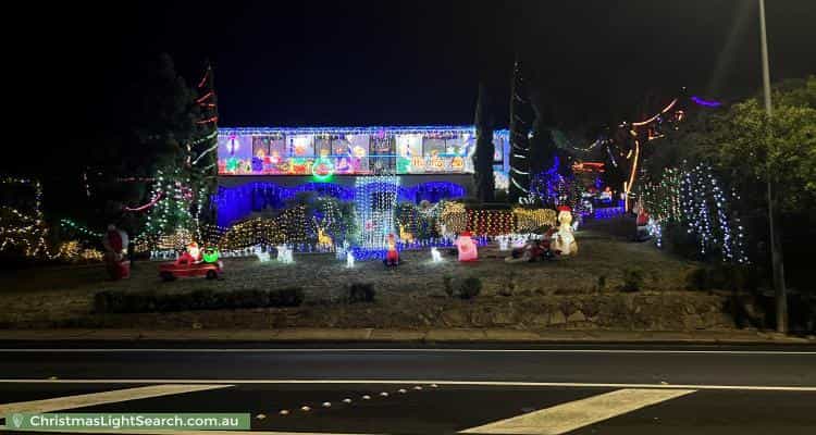 Christmas Light display at 139 Kingsford Smith Drive, Melba