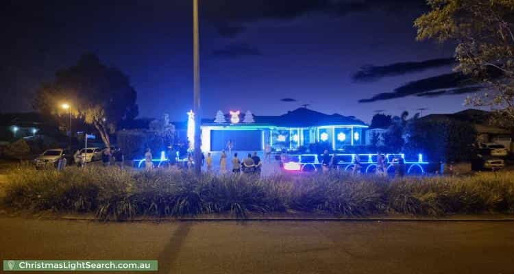 Christmas Light display at 99 Santa Monica Drive, Augustine Heights