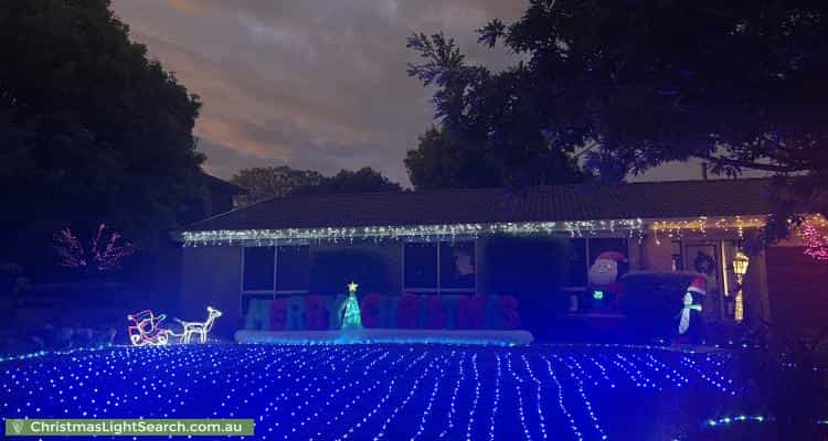 Christmas Light display at 27 Fingleton Crescent, Gordon