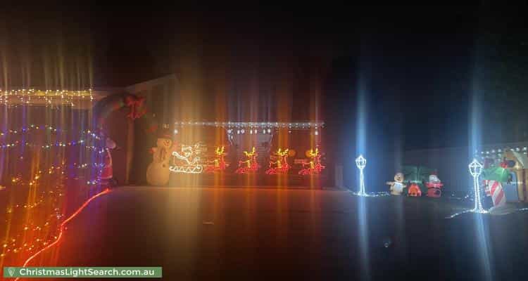 Christmas Light display at 27 Fingleton Crescent, Gordon