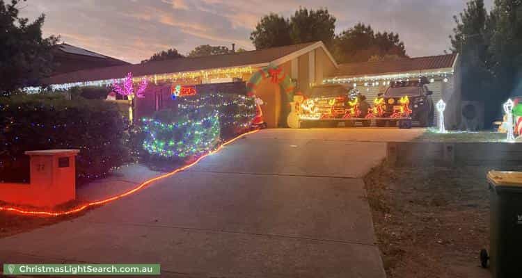 Christmas Light display at 27 Fingleton Crescent, Gordon