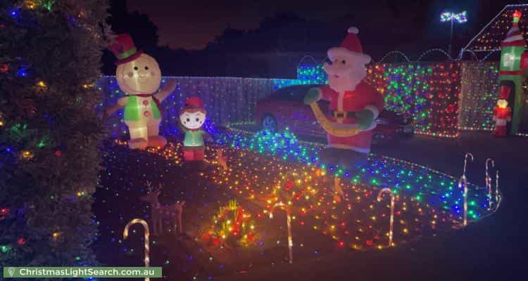 Christmas Light display at 35 Hutton Avenue, Ferntree Gully