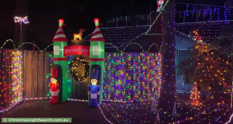 Christmas Light display at 35 Hutton Avenue, Ferntree Gully