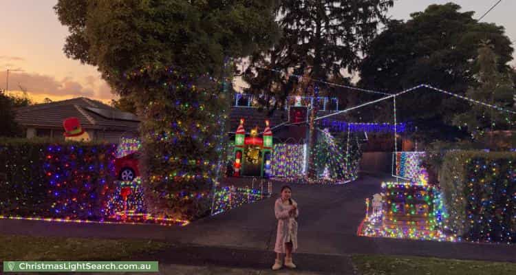 Christmas Light display at 35 Hutton Avenue, Ferntree Gully