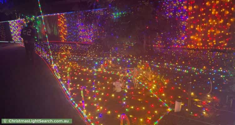 Christmas Light display at 35 Hutton Avenue, Ferntree Gully