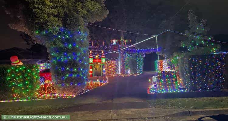 Christmas Light display at 35 Hutton Avenue, Ferntree Gully
