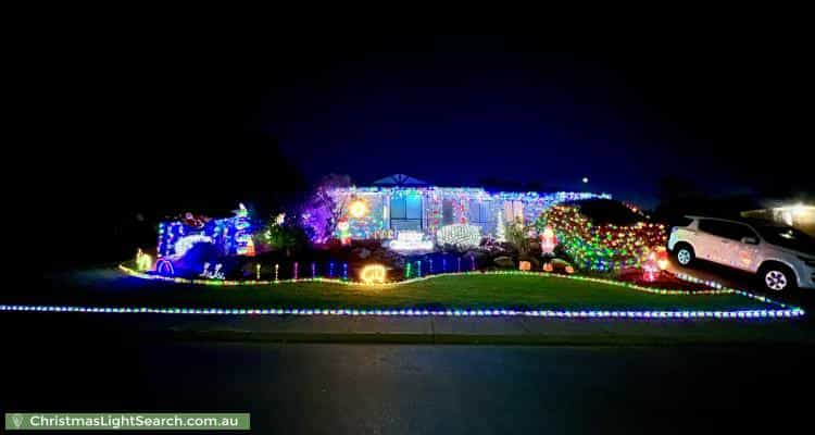 Christmas Light display at 4 Greenridge Court, Wynn Vale