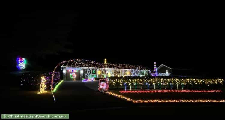 Christmas Light display at 65 McCall Avenue, Camden South