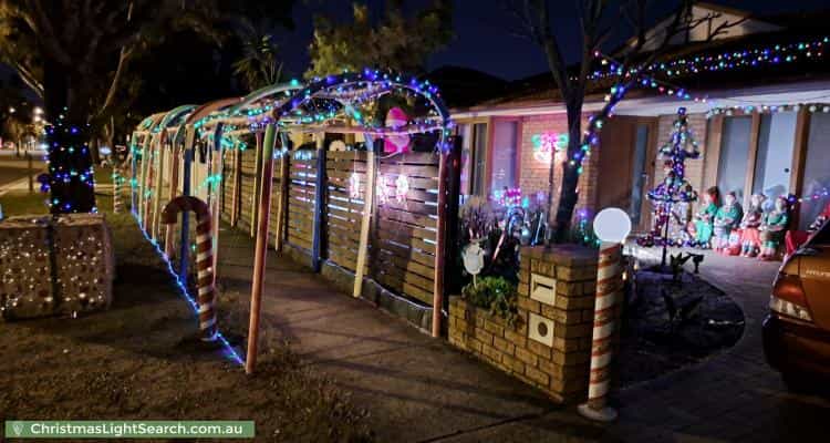 Christmas Light display at 14 Boardwalk Boulevard, Point Cook
