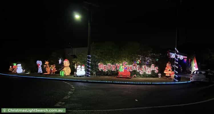 Christmas Light display at 2 Dalkeith Street, Chermside West