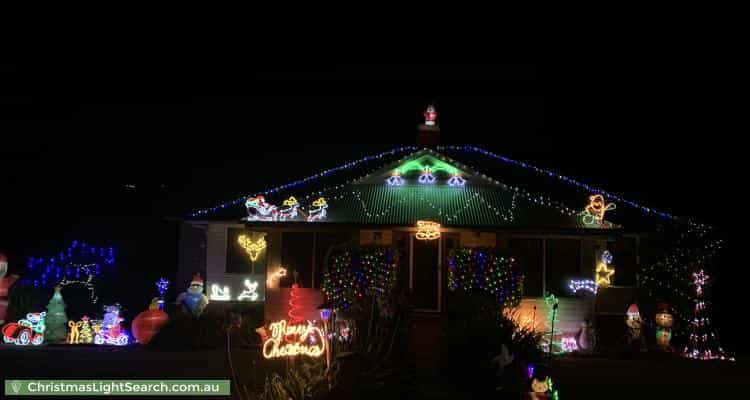 Christmas Light display at 26 Arcane Drive, Gowrie Junction