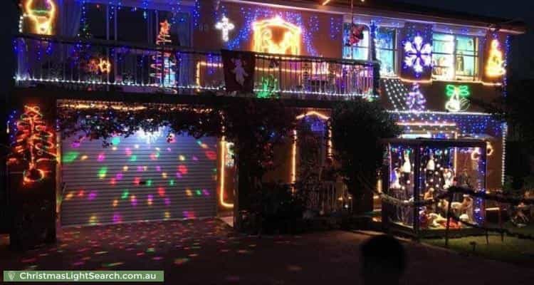 Christmas Light display at 24 Kootingal Street, Greystanes