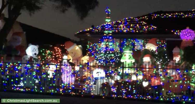 Christmas Light display at  Yandina Road, Hoppers Crossing