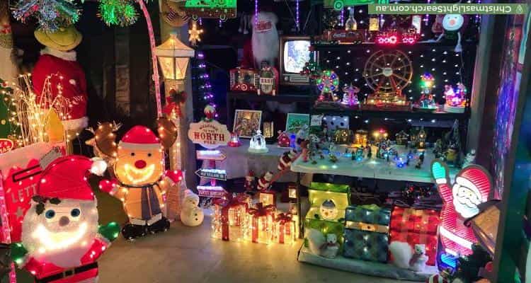 Christmas Light display at 101 Kempsie Road, Upper Mount Gravatt