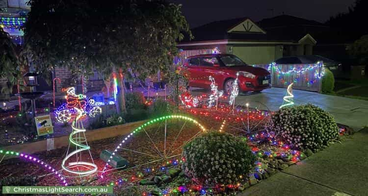 Christmas Light display at 16 Toulouse Terrace, Narre Warren South