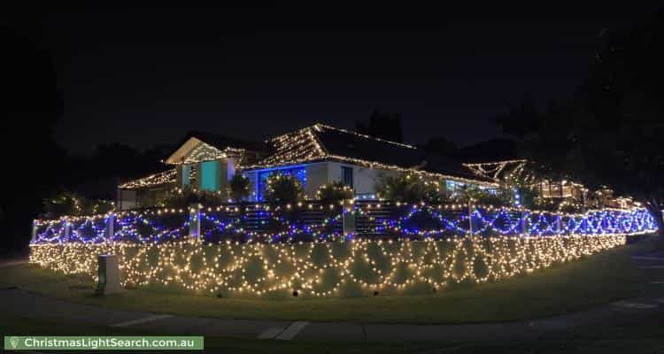 Christmas Light display at 30 Brush Box Place, Heathwood