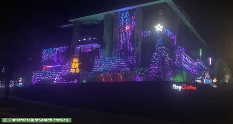 Christmas Light display at  Amity Place, Sunbury