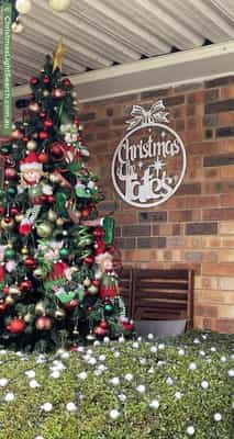 Christmas Light display at 14 Hughes Avenue, Hobartville