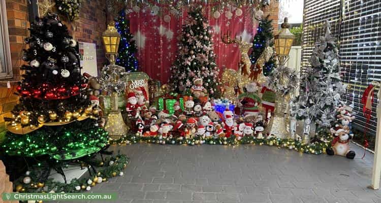 Christmas Light display at 14 Hughes Avenue, Hobartville