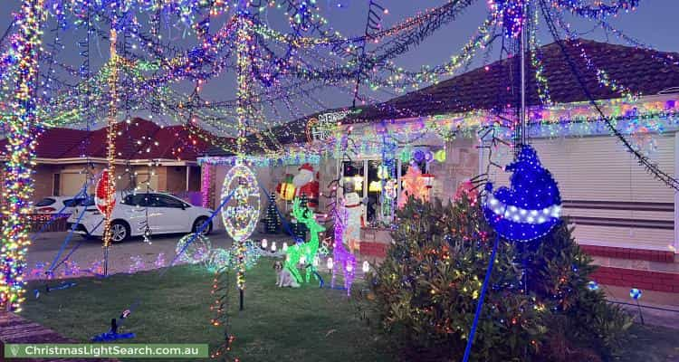 Christmas Light display at 1 McBeath Street, Hectorville