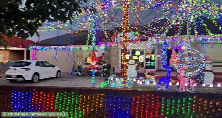 Christmas Light display at 1 McBeath Street, Hectorville