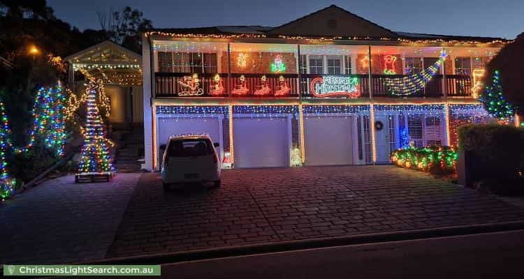 Christmas Light display at 80 Glendale Avenue, Flagstaff Hill