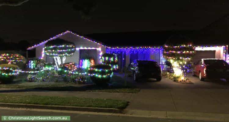 Christmas Light display at 38 Theodore Avenue, Athelstone