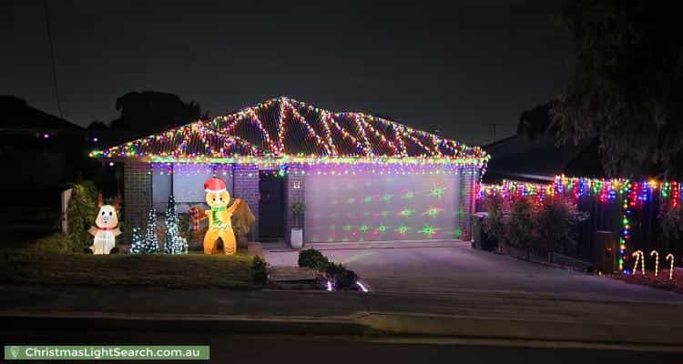 Christmas Light display at 1A Murray Street, Ridgehaven