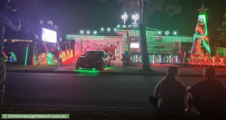 Christmas Light display at 39 Whipbird Circuit, Victoria Point