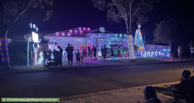 Christmas Light display at 39 Whipbird Circuit, Victoria Point
