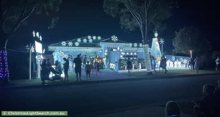 Christmas Light display at 39 Whipbird Circuit, Victoria Point