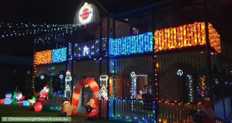 Christmas Light display at 493 Underwood Road, Rochedale South