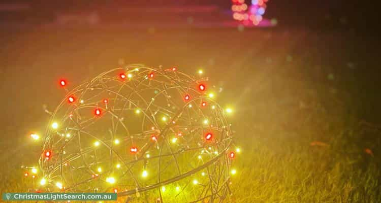 Christmas Light display at  Balara Crescent Balara Crescent, Flagstaff Hill