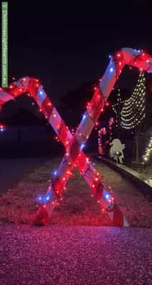 Christmas Light display at  Balara Crescent Balara Crescent, Flagstaff Hill