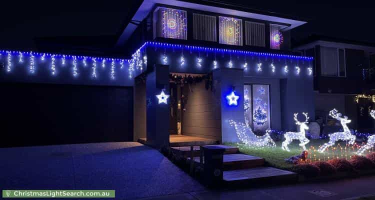 Christmas Light display at 33 Mulholland Drive, Tarneit