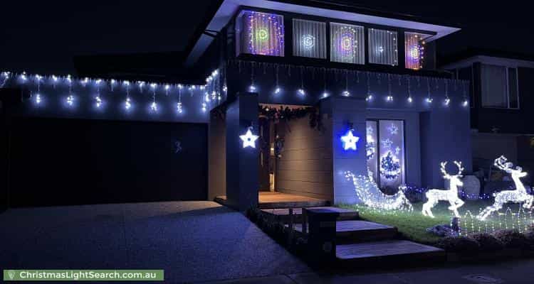 Christmas Light display at 33 Mulholland Drive, Tarneit