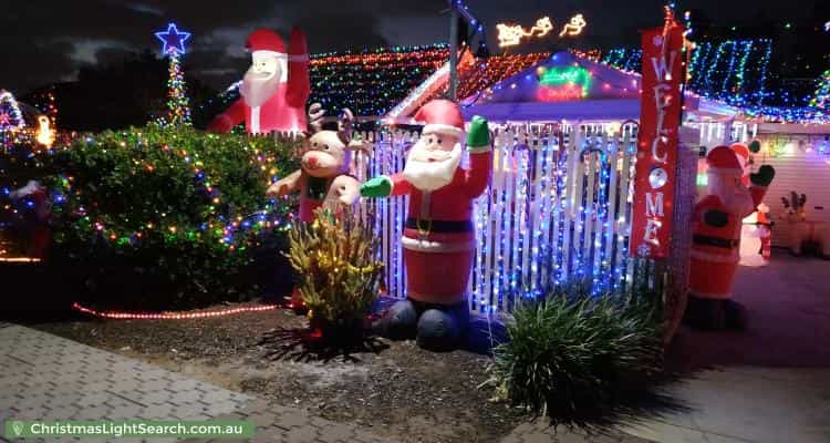 Christmas Light display at 6 Albara Road, Ingle Farm