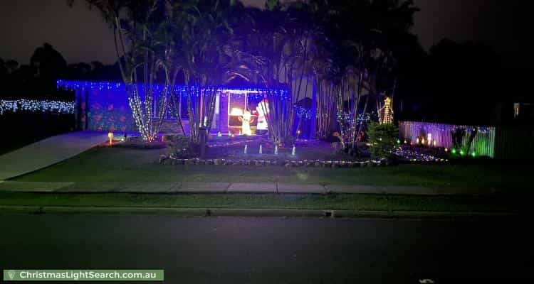 Christmas Light display at 45 Summerfields Drive, Caboolture