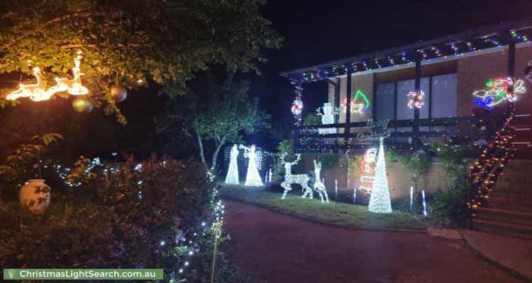 Christmas Light display at 22 Middleton Circuit, Gowrie