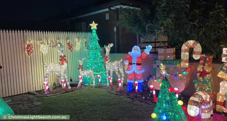 Christmas Light display at 36 Loch Street, Coburg
