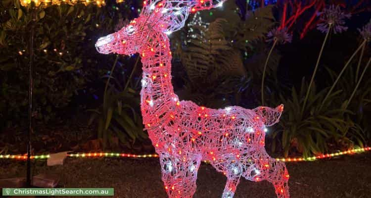 Christmas Light display at 5 Waraker Way, Leeming