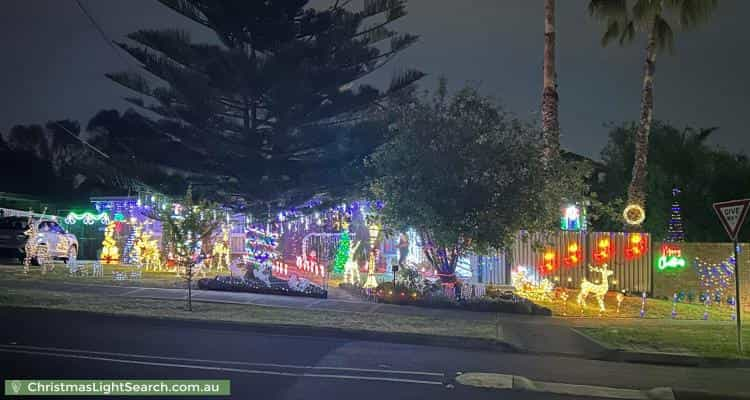 Christmas Light display at 47 Betula Avenue, Bundoora