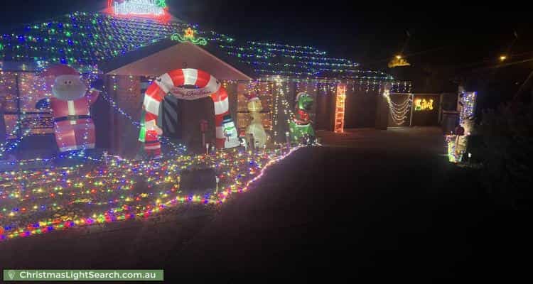 Christmas Light display at 9 Knightley Circuit, Freeling